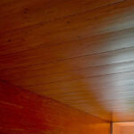 casa in legno. Dettaglio interno