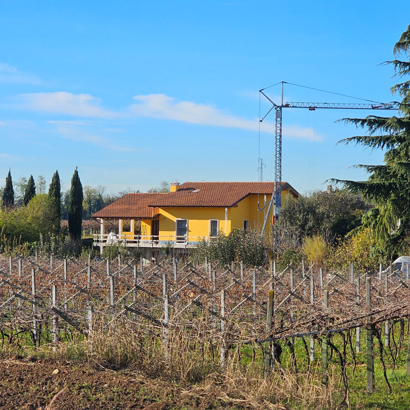 villa costruita in legno