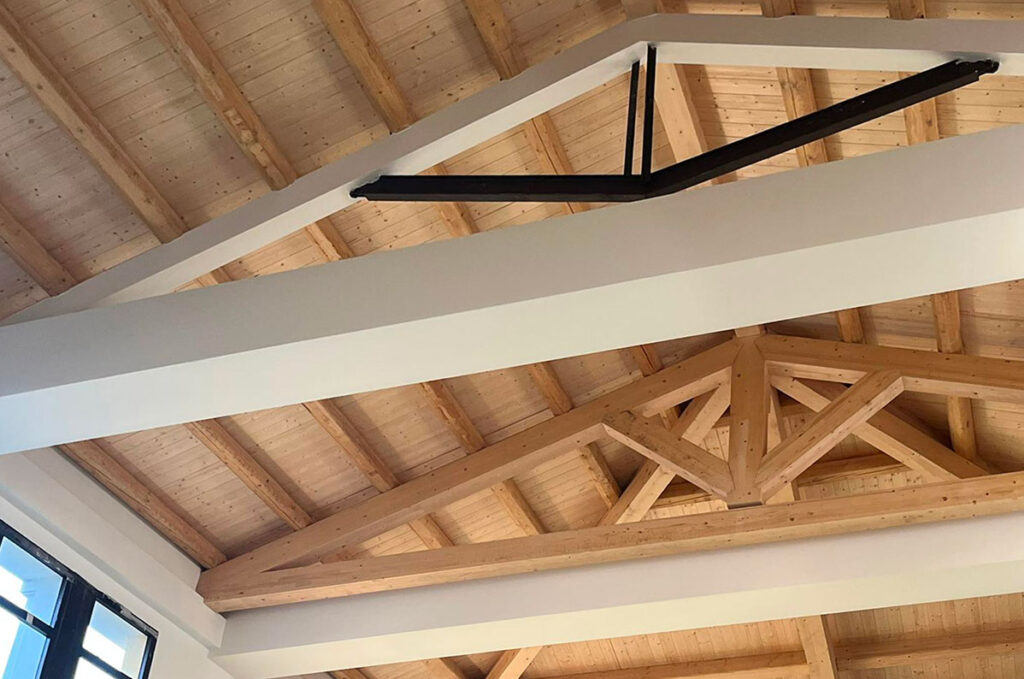 struttura portante tetto in legno
